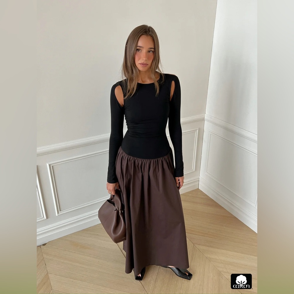 WeWoreWhat Maxi Drop Waist Dress